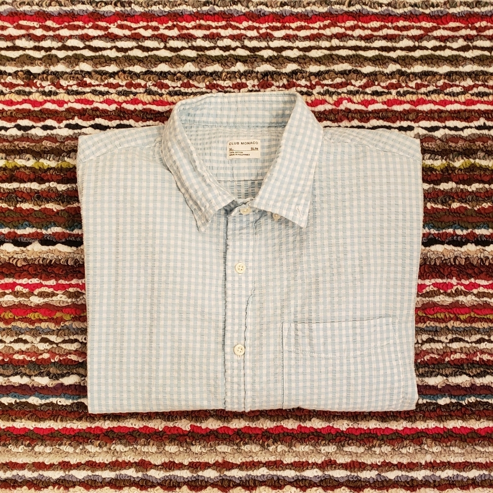 Club Monaco Size XL Men's Slim Shirt